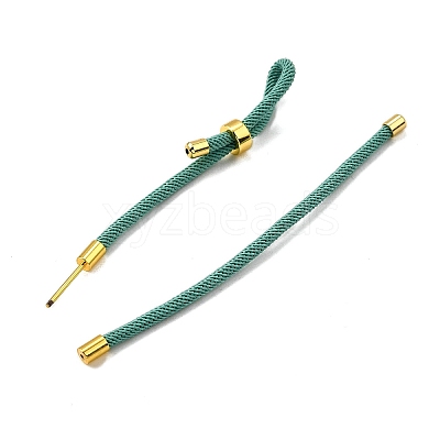 Braided Nylon Cord Bracelet Making MAK-A017-D03-01G-1
