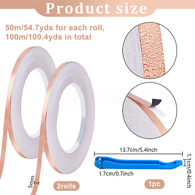 1Pc ABS Plastic Glass Copper Foiling Tools DIY-PH0032-49-1
