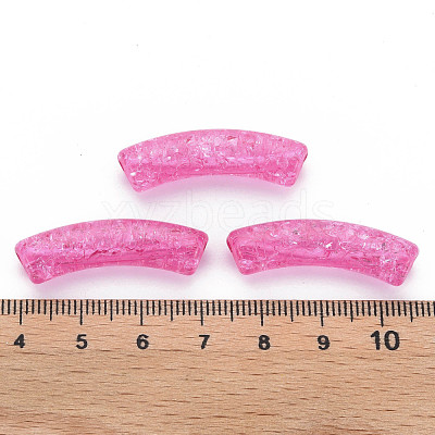 Transparent Crackle Acrylic Beads CACR-S009-001A-N82-1
