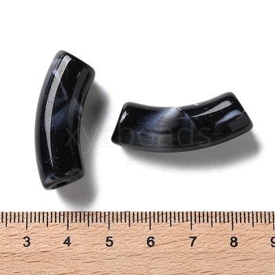 Opaque Acrylic Beads OACR-M015-02-1