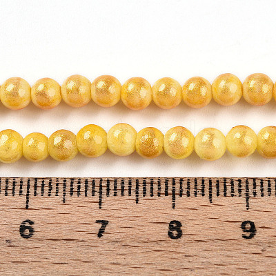 Natural Mashan Jade Beads Strands G-A255-A01-04D-1