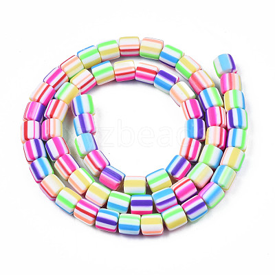Handmade Polymer Clay Bead Strands CLAY-ZX006-01M-1