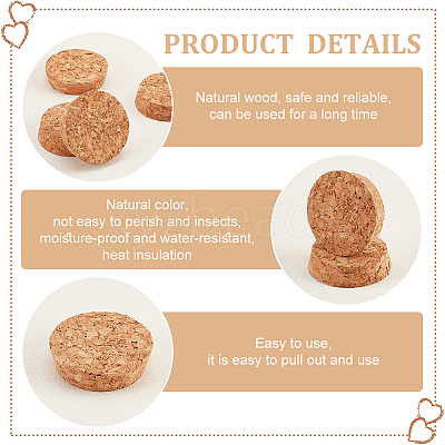 Cork Bottle Stoppers AJEW-WH0413-06A-1
