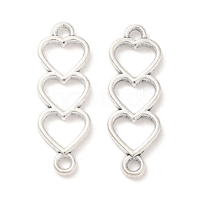 Tibetan Style Alloy Connector Charms PALLOY-R143-14AS-1