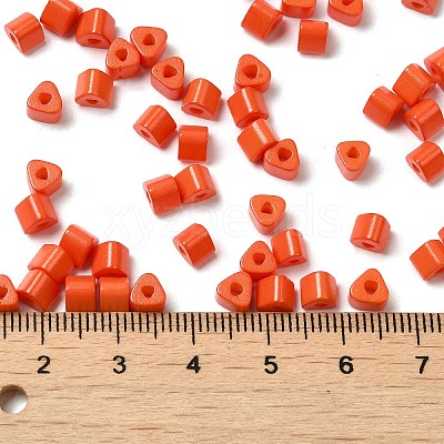 Baking Paint Glass Bead SEED-H002-K-D328-1