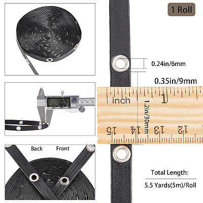 Flat Imitation Leather Cord WL-GF0001-11A-02-1