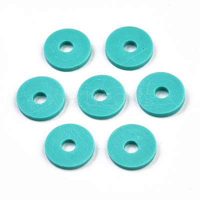 Handmade Polymer Clay Beads CLAY-R067-8.0mm-B34-1