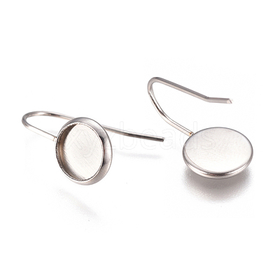 Non-Tarnish 304 Stainless Steel Earring Hooks STAS-F227-22A-P-1