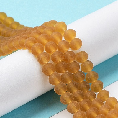 Transparent Glass Beads Strands EGLA-A034-T6mm-MD04-1