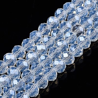 Electroplate Glass Beads Strands EGLA-A044-J6mm-A06-1