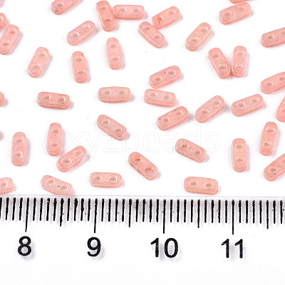 FGB 2-Hole Glass Seed Beads SEED-S031-S-SQ1202R-1