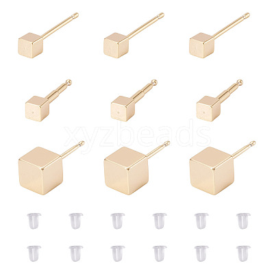 Brass Stud Earrings for Women EJEW-TA0001-67-1