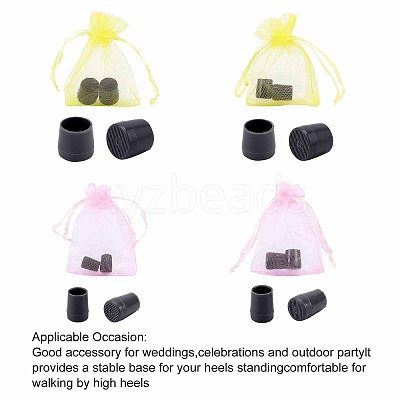 8Pair PVC High Heel Stoppers Protector FIND-GF0002-08D-1