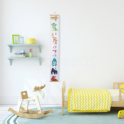 Aniaml Pattern Removable Height Chart for Kids AJEW-WH0165-70B-1
