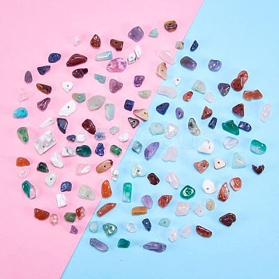 Gemstone Chips Beads G-PH0034-05-1