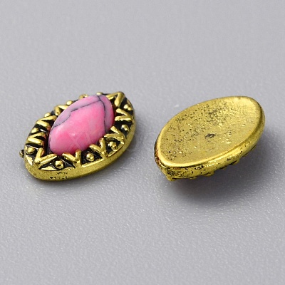 Zinc Alloy Cabochons MRMJ-WH0320-05G-02-1