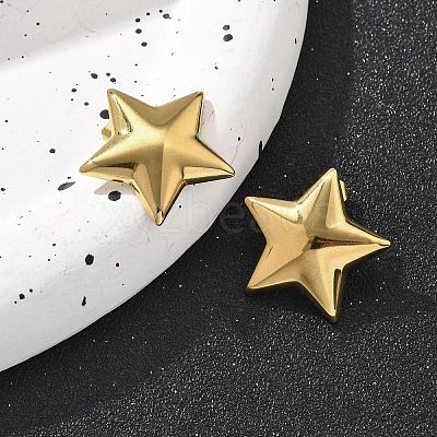 304 Stainless Steel Stud Earrings for Women EJEW-K271-03A-G-1