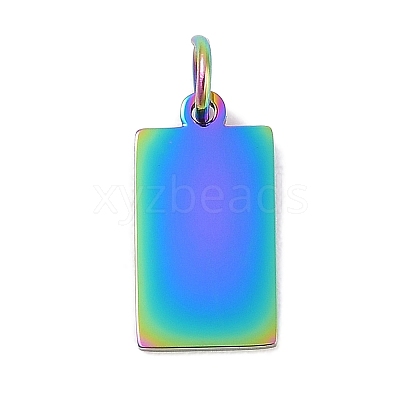 Ion Plating(IP) 304 Stainless Steel Pendants STAS-I311-31C-RC-1