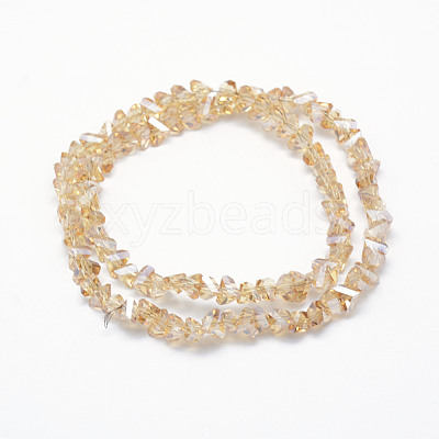 Electroplate Glass Beads Strands EGLA-J143-A-PL03-1