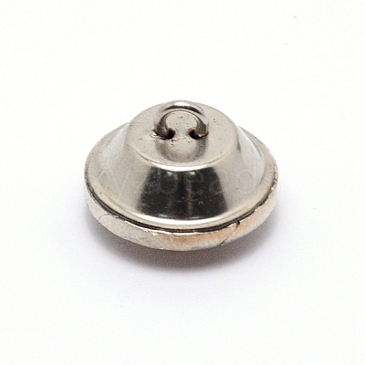 Glass Rhinestone Button BUTT-WH0015-21B-02-1