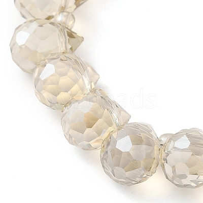Electroplate Glass Beads Strands EGLA-D030-17O-1