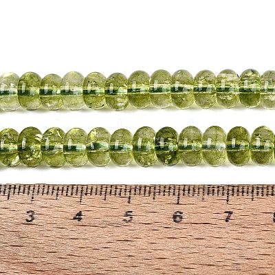 Crackle Transparent Glass Beads Strands GLAA-N074-02A-13-1
