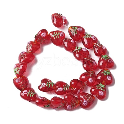Handmade Transparent Lampwork Beads BLOW-D300-07B-1