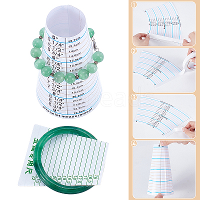 4Pcs 2 Styles Plastic Ez Sizer TOOL-UN0003-20-1