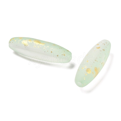 Frosted Glass Beads FGLA-L001-001L-1