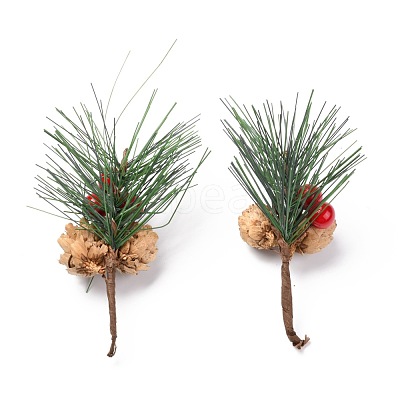 Wholesale Plastic Artificial Winter Christmas Simulation Pine Picks Decor 