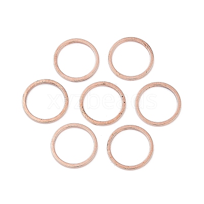 Rack Plating Brass Linking Rings X-KK-P286-01B-RG-1