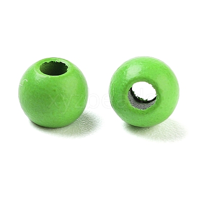 Spray Painted 202 Stainless Steel Beads STAS-G340-01D-1