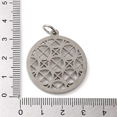 Non-Tarnish 304 Stainless Steel Pendants STAS-C086-05M-P-1