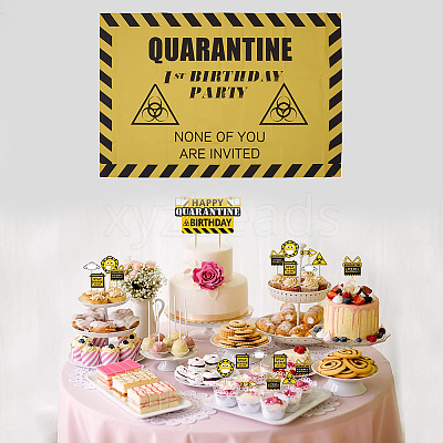 2020 Quarantine Birthday Decorations AJEW-GF0001-64B-1