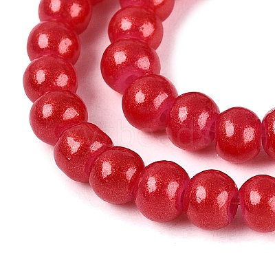 Baking Paint Glass Pearl Beads Strands DGLA-ZX001-05A-19-1