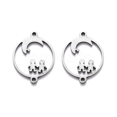 Tarnish Resistant 201 Stainless Steel Links Connector STAS-R107-12-1