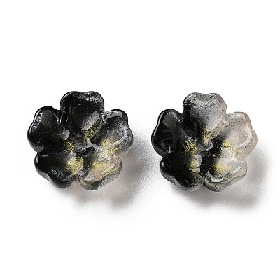 Dyed & Heated Gradient Color Glass Bead Cap GLAA-D307-01I-1