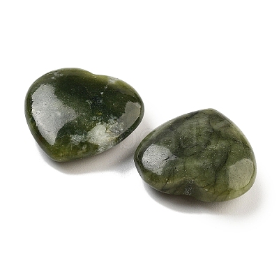 Heart Natural Chinese Jade Palm Stones G-C134-06A-11-1