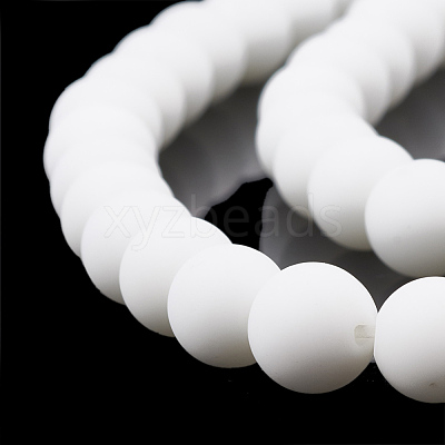 Opaque Glass Beads Strands G-T106-335-1