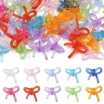 50Pcs Transparent Acrylic Beads TACR-FS0001-71-1