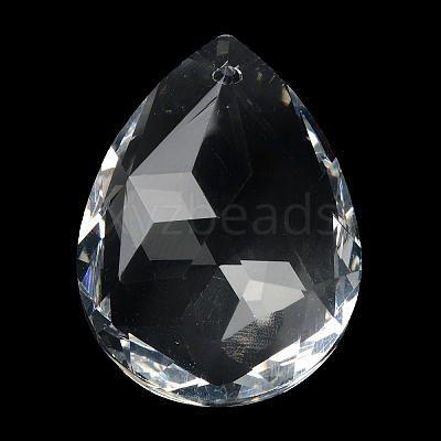 Transparent Glass Pendants GLAA-R223-03M-1