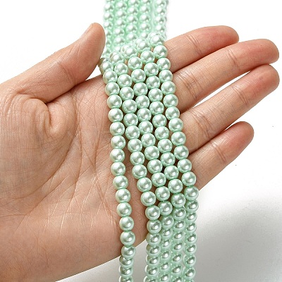 Grade A Glass Pearl Beads HY-J001-6mm-HX047-1