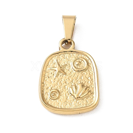 304 Stainless Steel Pendants SA-CBA34D4-03B-G-1