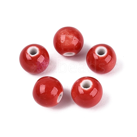 Vintage Handmade Porcelain Beads PORC-Q006-13A-29-1