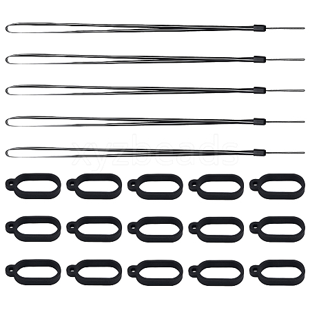 DIY Anti-lost Electronic Stylus & Lighter Pendant Necklace Making Kit AJEW-GF0007-87-1