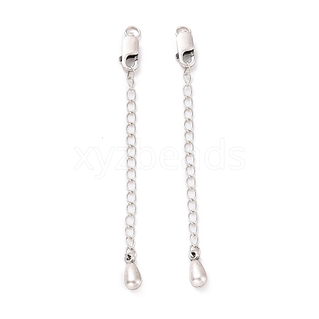 925 Sterling Silver Chain Extenders STER-D036-41AS-1