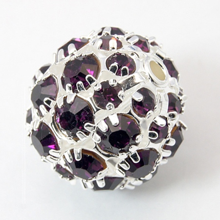 Brass Rhinestone Beads RB-Q165-5-1