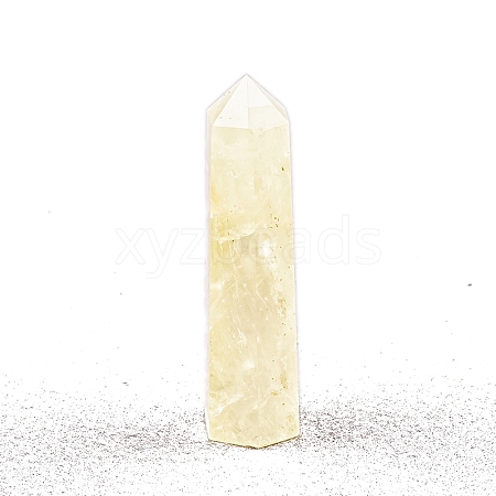 Point Tower Natural Citrine Home Display Decoration PW-WG04107-10-1