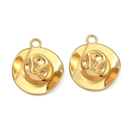 304 Stainless Steel Pendants STAS-P446-08G-1