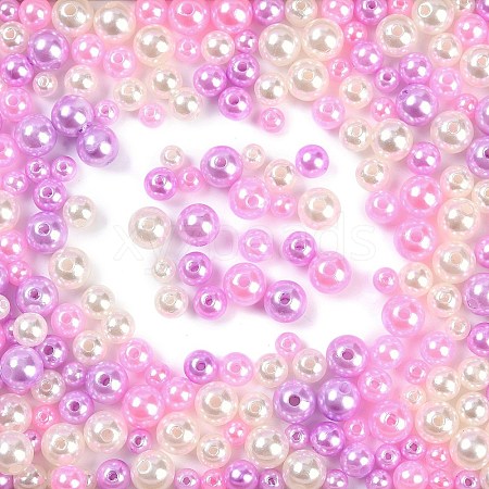 ABS Plastic Imitation Pearl Beads KY-G030-01D-1